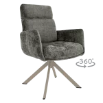 Трапезен стол Carmen Torva - Графит 93