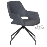 Трапезен стол Carmen Totnes 1 - Сив SF 2