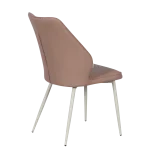 Трапезен стол Carmen Laredo 1 Y силиконова кожа - Светлокафяв 11