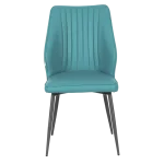 Трапезен стол Carmen Laredo 2 Y силиконова кожа - Аквамарин 25