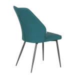 Трапезен стол Carmen Laredo 2 Y силиконова кожа - Син 31