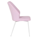 Трапезен стол Carmen Laredo 3 Y силиконова кожа - Розов 14