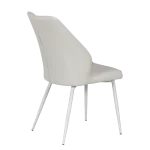 Трапезен стол Carmen Laredo 3 Y силиконова кожа - Шампанско 02