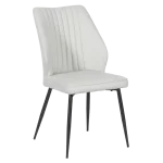 Трапезен стол Carmen Laredo Y еко кожа - Светлосив 29