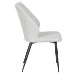 Трапезен стол Carmen Laredo Y еко кожа - Светлосив 29