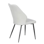 Трапезен стол Carmen Laredo Y еко кожа - Светлосив 29