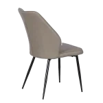 Трапезен стол Carmen Laredo Y еко кожа - Тъмнобежов 80