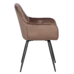 Трапезен стол Carmen Latina - Кафяв