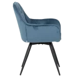 Трапезен стол Carmen Latina Premium - Син