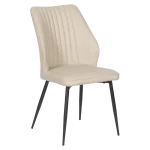 Трапезен стол Carmen Laredo Y еко кожа - Крем 79