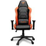 COUGAR ARMOR AIR, Gaming Chair, Breathable Mesh Back Design + Detachable Soft Foam Leather Cover, Lumbar Pillow, High Density Shaping Foam, Adjustable Tilting, 2D Adjustable armrest, Full Steel Frame, Class 4 Gas Lift Cylinder