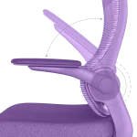 Ергономичен стол Carmen Baku - Лилав