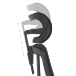 Ергономичен стол COTIA - Черен