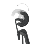 Ергономичен стол COTIA - Черен