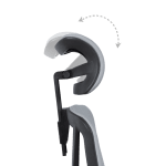 Ергономичен стол COTIA - Сив