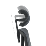 Ергономичен стол COTIA - Тъмносив