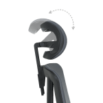 Ергономичен стол COTIA - Тъмносив