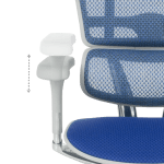 Ергономичен стол Ergohuman Elite 2 - Сив/Син