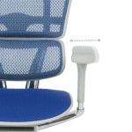 Ергономичен стол Ergohuman Elite 2 - Сив/Син