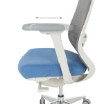 Ергономичен стол Gland - Син/Сив