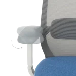 Ергономичен стол Gland - Син/Сив