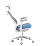 Ергономичен стол Gland - Син/Сив