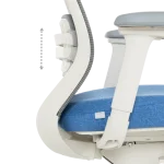 Ергономичен стол Gland - Син/Сив