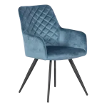 Трапезен стол Carmen Eton - Син BF 2