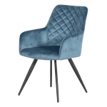 Трапезен стол Carmen Eton - Син BF 2