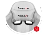 Геймърски стол HUZARO FORCE 4.7 White Mesh с подвижна опора за крака - Бял/Сив