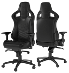 Геймърски стол Noblechairs EPIC Real Leather, Black