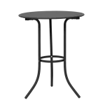 Метална градинска маса Carmen Niger D 60 - Черна