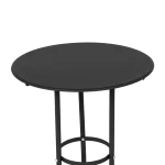 Метална градинска маса Carmen Niger D 60 - Черна