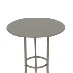 Метална градинска маса Carmen Niger D 60 - Капучино