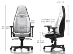 Геймърски стол Noblechairs ICON, White/Black