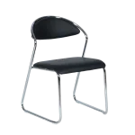 Посетителски стол Carmen 1145 - Черен