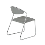 Посетителски стол Carmen 1145 - Сив