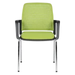 Посетителски стол Carmen 1138 CH - Зелен