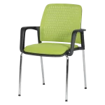 Посетителски стол Carmen 1138 CH - Зелен