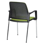 Посетителски стол Carmen 1138 CH - Зелен