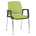 Посетителски стол Carmen 1138 CH - Зелен