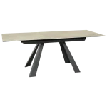 Разтегателна трапезна маса Carmen Lask, Сива