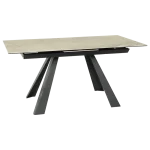 Разтегателна трапезна маса Carmen Lask, Сива