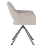 Трапезен стол Carmen Reading 2 - Светлосив MJ 3