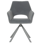 Трапезен стол Carmen Reading 2 - Сив MJ 3