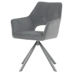 Трапезен стол Carmen Reading 2 - Сив MJ 3