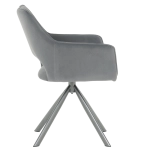 Трапезен стол Carmen Reading 2 - Сив MJ 3