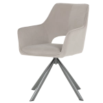 Трапезен стол Carmen Reading 2 - Светлосив MJ 3