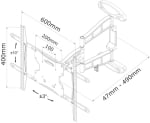 Регулируема стойка за монитор и телевизор Neomounts by NewStar Flat Screen Wall Mount | LED-W500