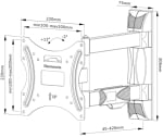 Регулируема стойка за монитор и телевизор Neomounts by NewStar  Screen Wall Mount | WL40-550BL12